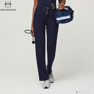 Size Medium Tall Livingston Navy Blue Scrub Pants